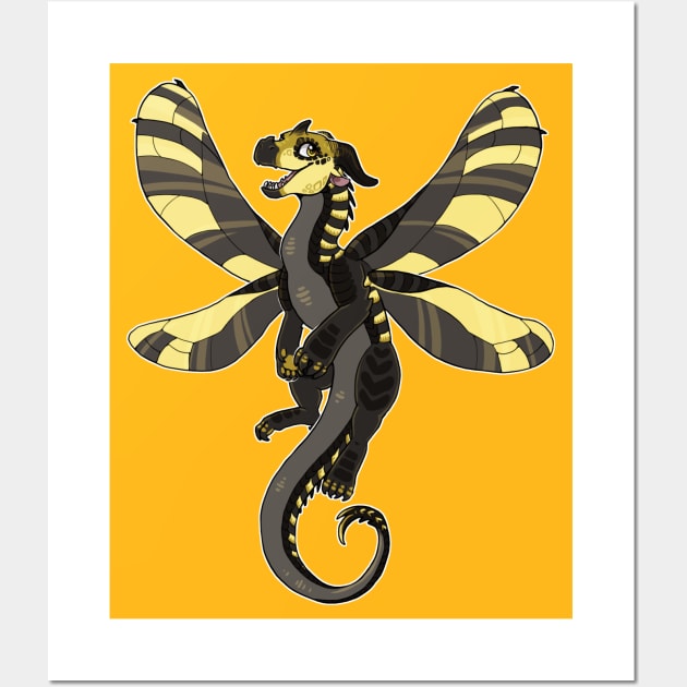 Baby Dragonet Bumblebee Wall Art by Biohazardia